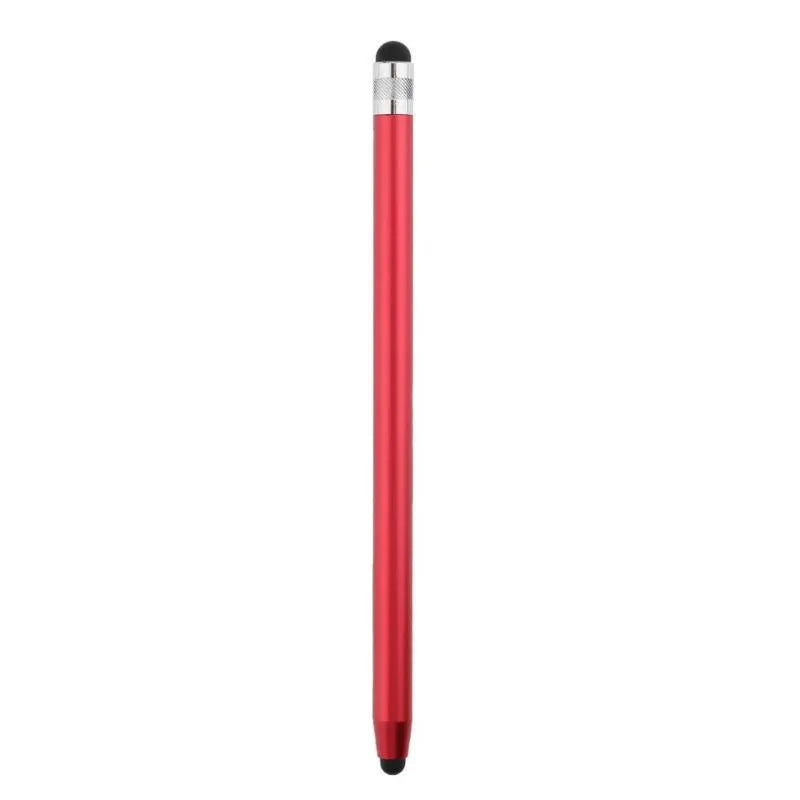 WK128 metal capacitive stylus with dual rubber tips for phone and tablet touchscreens