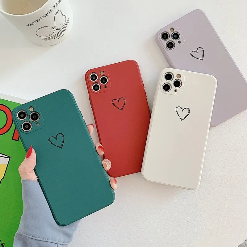 Silicone back cover phone case for Apple iPhone in multiple colour options.