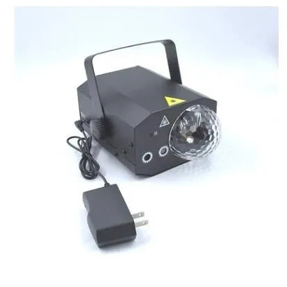 Black or white LED laser magic fan projection lamp for stage and party lighting