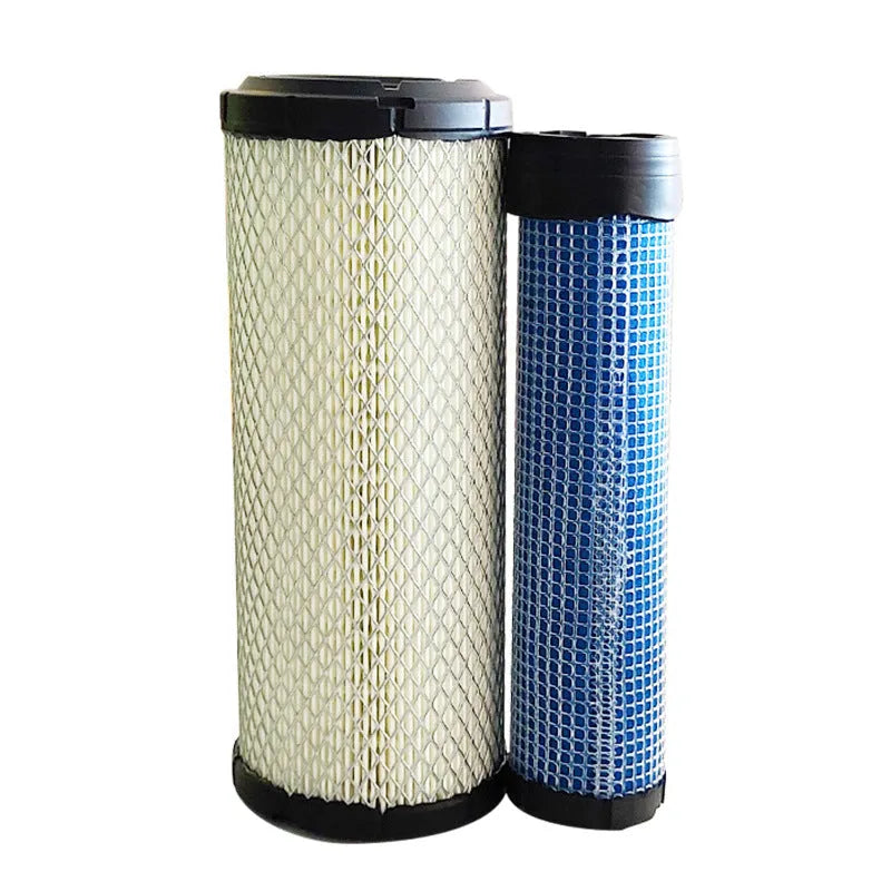 Donaldson 1027 air filter with wood pulp construction showing dimensional specifications
