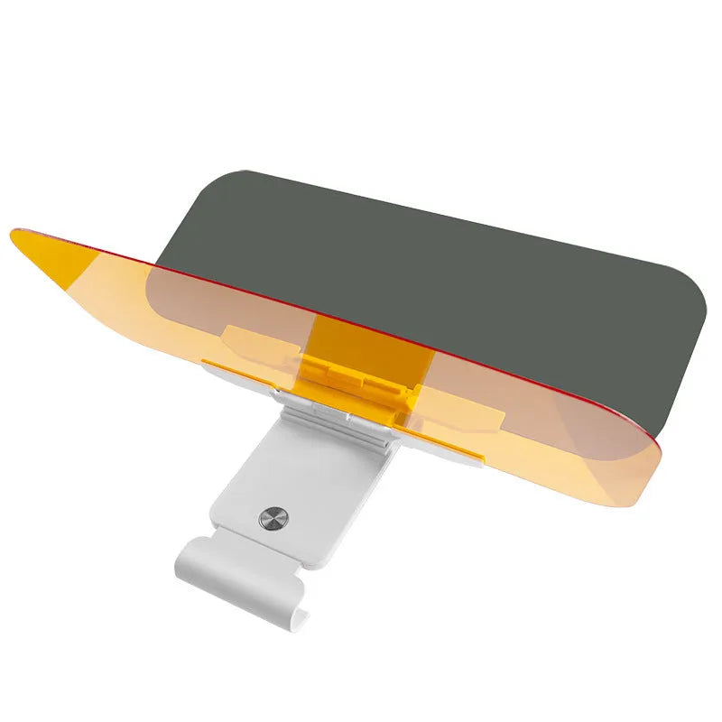 Anti-high beam goggles dual-use car sun visor with acrylic lens and telescopic installation