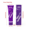 Purple whitening toothpaste for adults in 120g and 65g tube sizes