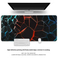 Thickened overlock computer keyboard mat on desk with natural rubber non-slip surface