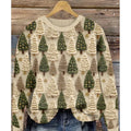 Little Flower digital printed round neck sweater in a colour from the YPM935 series.