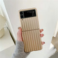 Samsung Z Flip3 ultra-thin flip case in seven colour options showing black red pink silver gold sky blue and light green