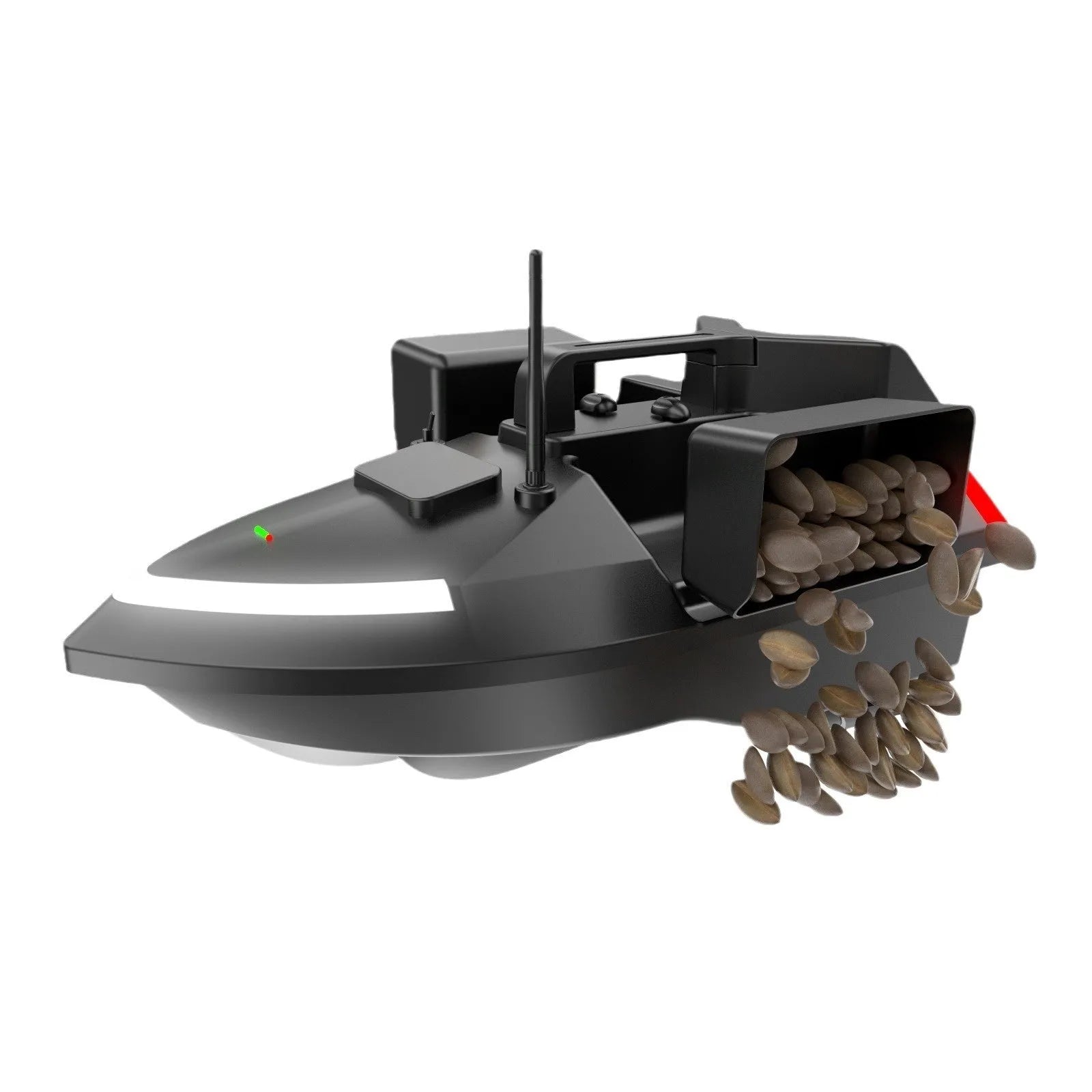 GPS remote control fishing boat with Beidou positioning system and LED lights