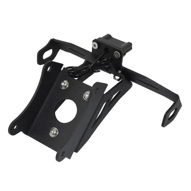 Black aluminium alloy licence plate bracket for Honda motorcycle short tail modifications