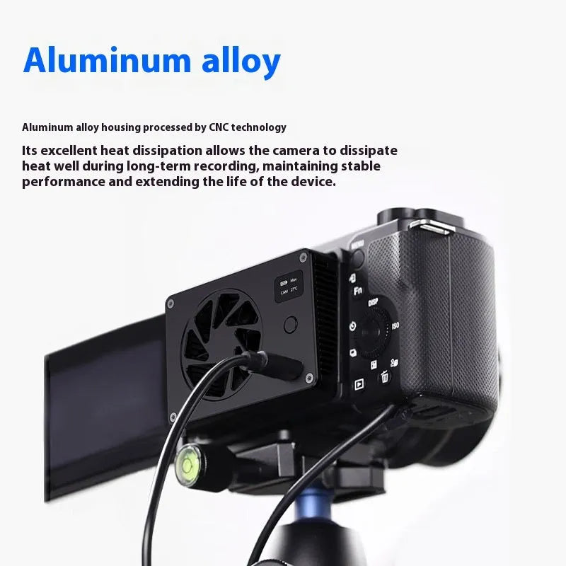Black aluminium PC cooling radiator fan with power cable for computer cooling systems