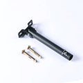 Wall-mounted steel barbell gun barrel rack with 25 tube holders for rod storage
