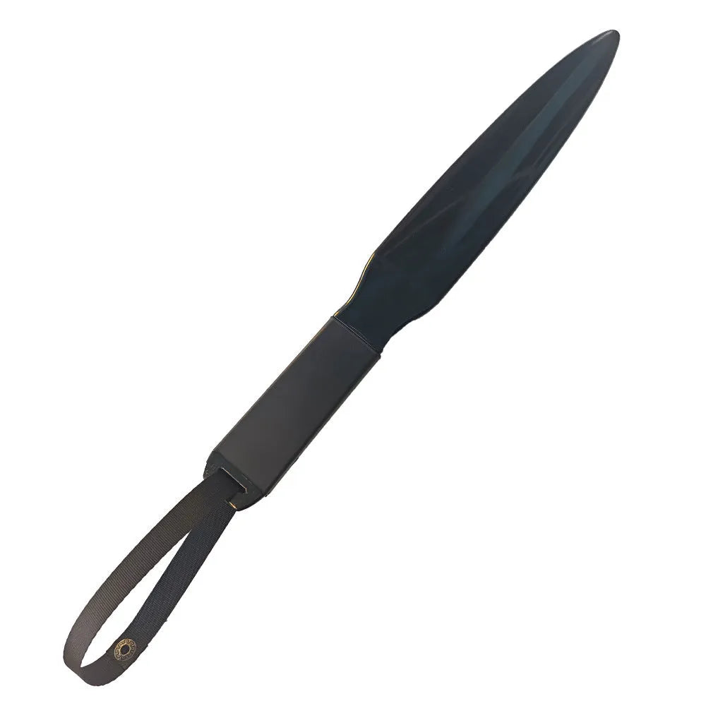 Blue handled nylon dog break stick training tool for small medium dogs