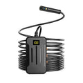 F300 wireless dual lens endoscope with 5.5mm and 8mm probes, magnet, hook, and smartphone display