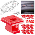 Plastic snap clips for BMW interior door and walnut trim panel fastener replacement.