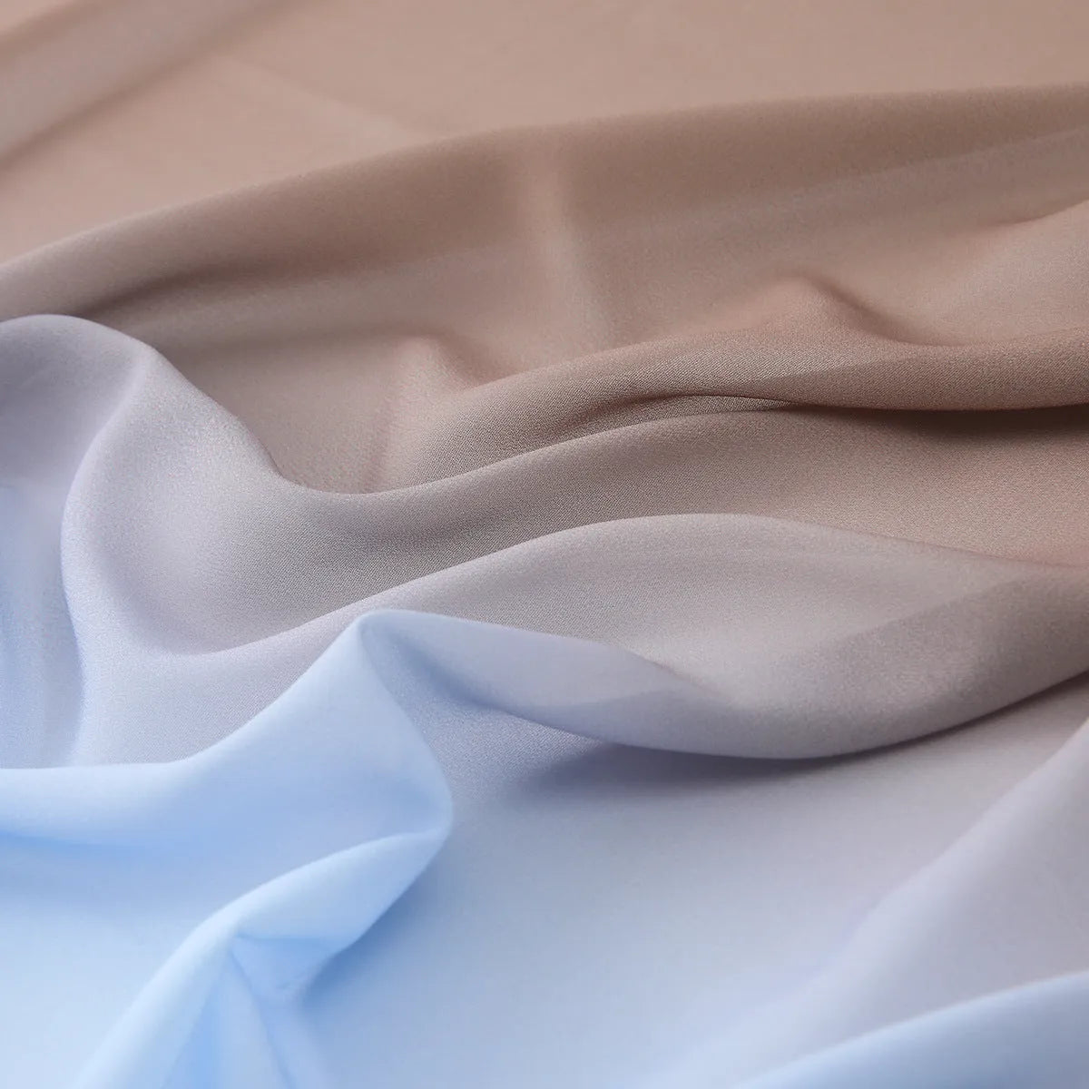 Women's bubble towel texture summer scarf in polyester chiffon showing colour options and 175cm length