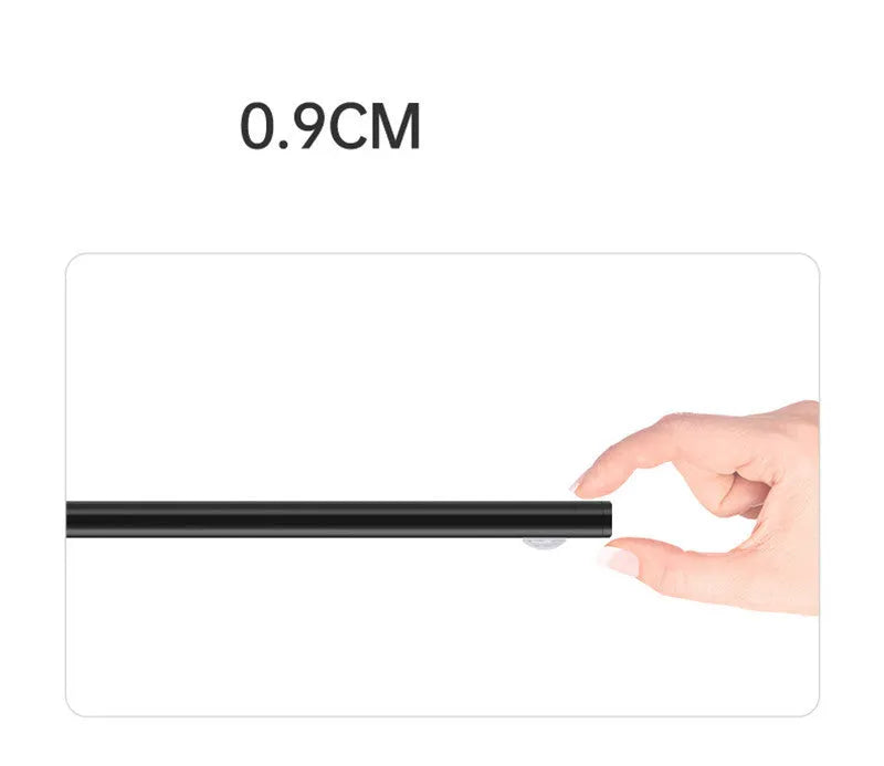 Rechargeable hill projection light strip in modern minimalist design with magnetic mounting