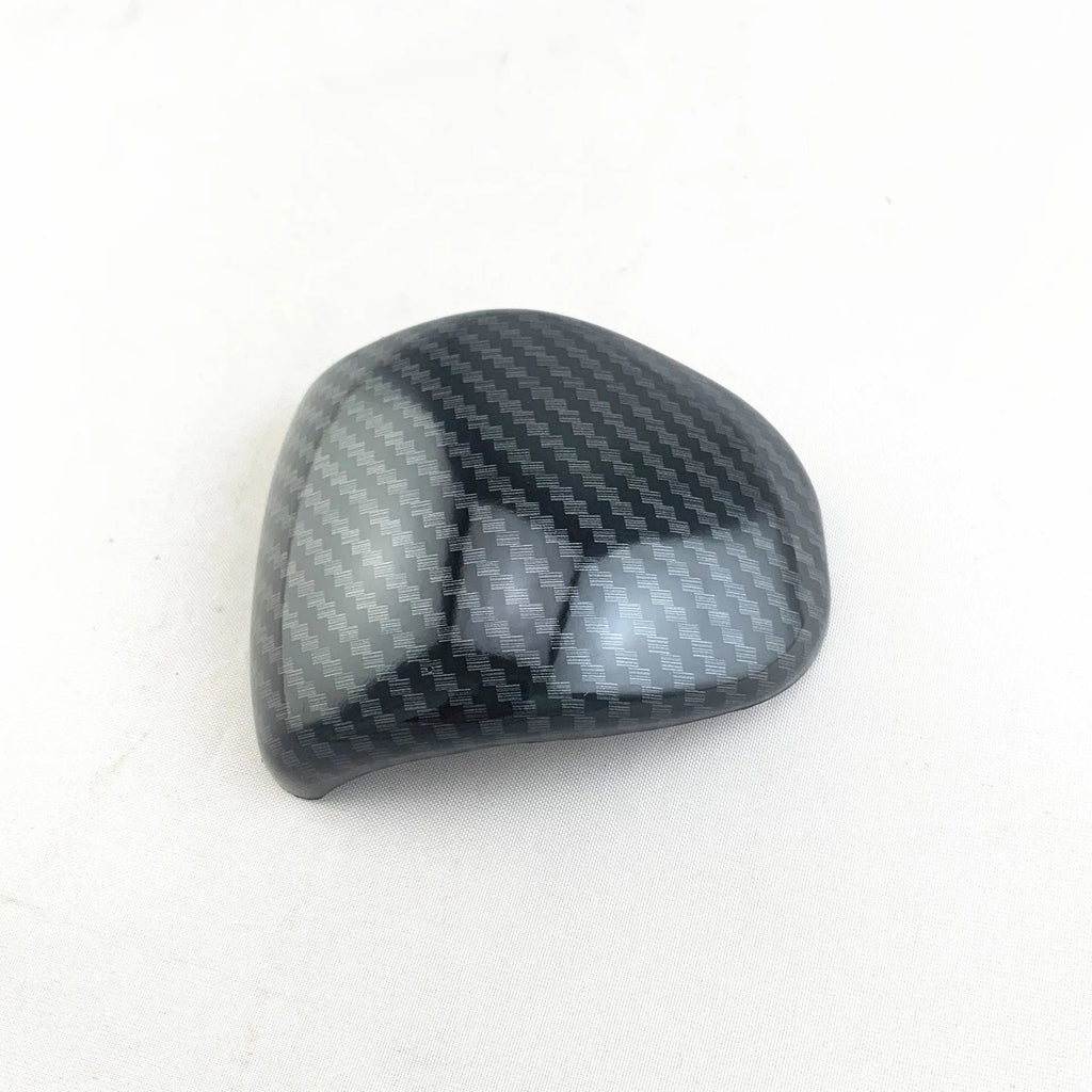 Smart RunK3 gear head cover with carbon fibre pattern for manual car interiors