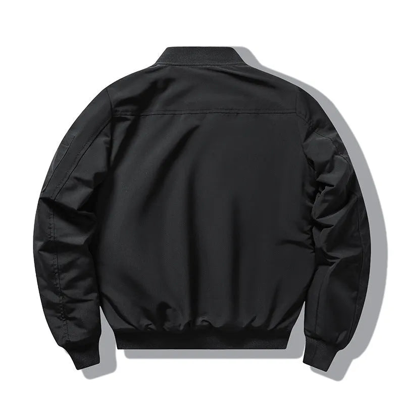 Slim-fit stand collar men's retro embroidery cotton-padded coat in polyester blend fabric