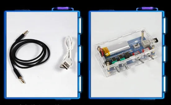 Tesla coil driver board unit with controller and cables for high-voltage arc demonstrations