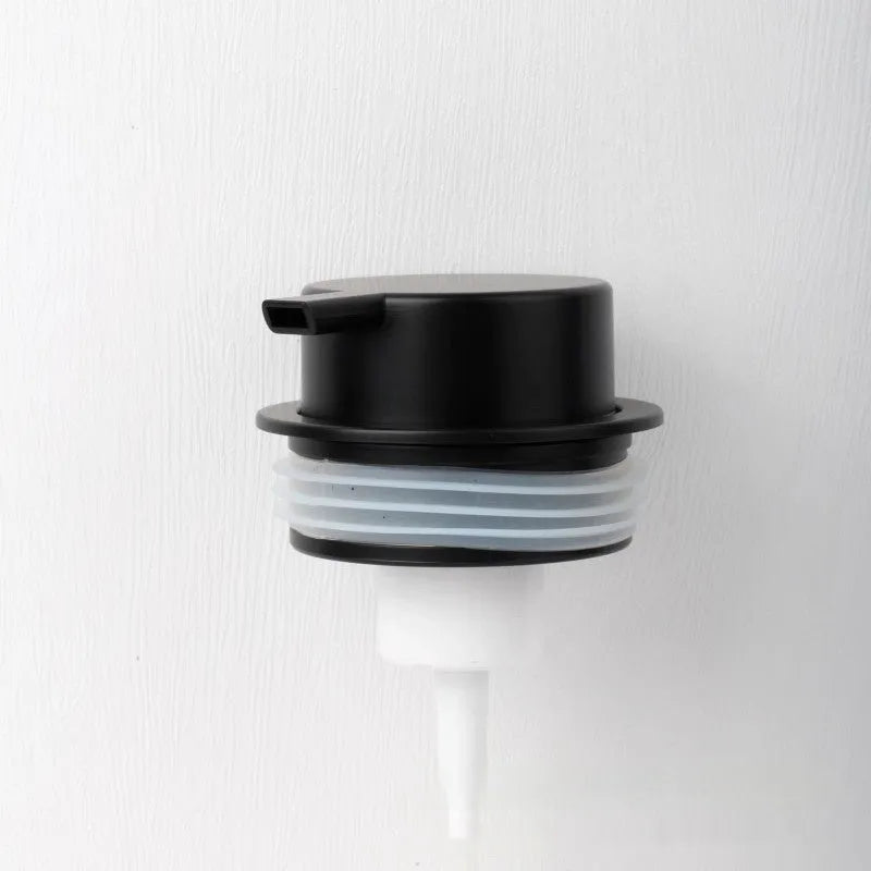 ABS plastic facial cleanser foam pump dispenser with large foam head in four colour options