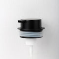 ABS plastic facial cleanser foam pump dispenser with large foam head in four colour options