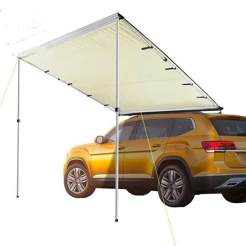 Black glue waterproof camping tent with aluminium alloy poles in multiple size configurations