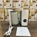 Grey and white car charger milk warmer with 36W power for constant temperature feeding