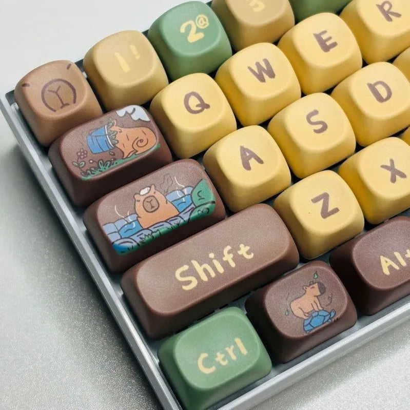 Capabala MOA height mechanical keyboard replacement keycaps 130 key set