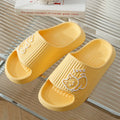 Women's cat-themed platform slippers in multiple colours with thick non-slip EVA sole.