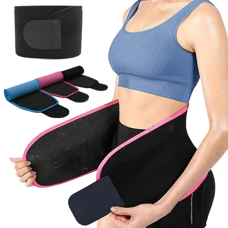 Neoprene hot lumbar support belt for fitness and running in black colour