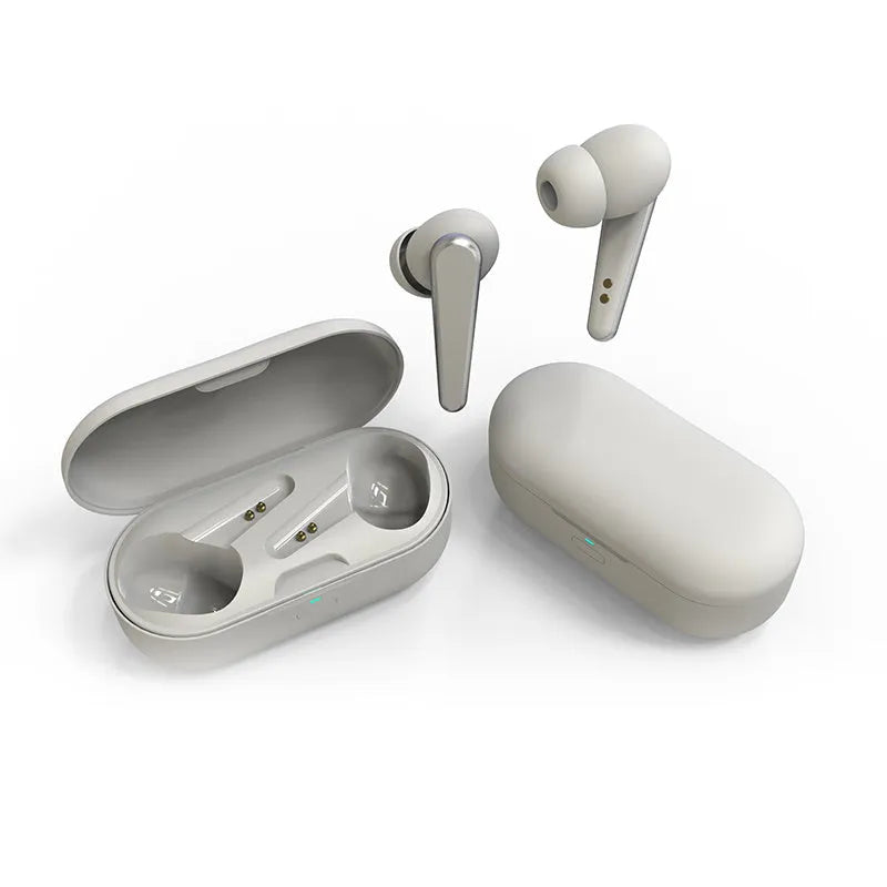 ANC active noise cancellation headphones in five colour options showing earplug design