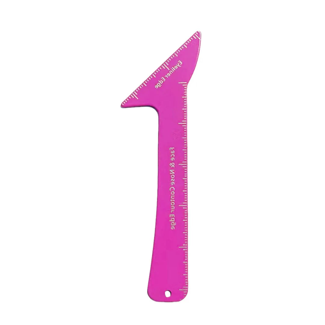 Pink and LaserFX 3-in-1 eyeliner stencils for hooded eyes with winged liner and contour templates