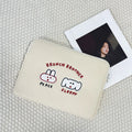 Embroidered laptop sleeve with animal pattern for 13.6-inch to 15.6-inch computers