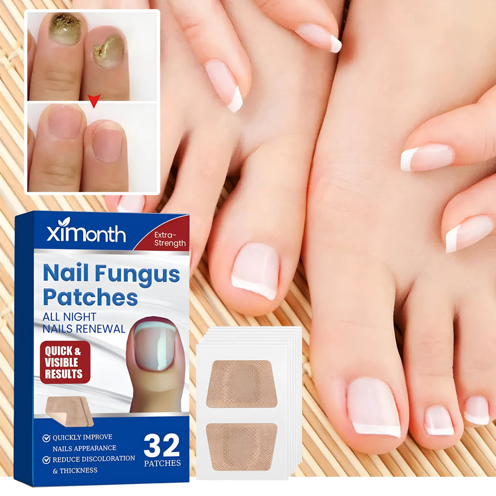 Box of 32 nail nursing adhesive bandage repair patches, each patch 6.1cm by 3.5cm