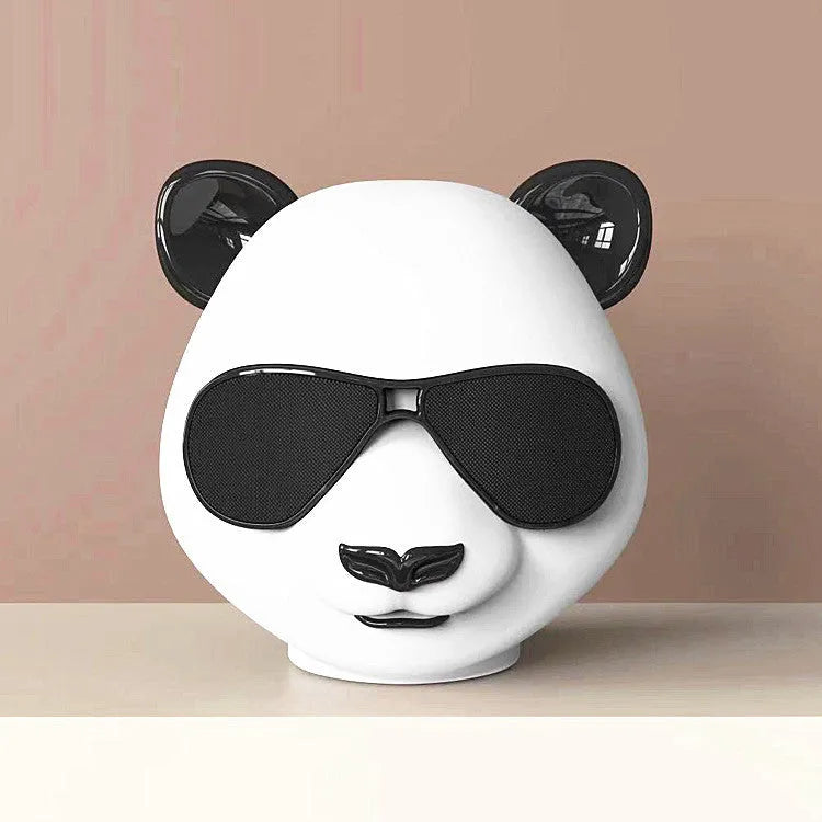 Portable mini Bluetooth speaker in classic style with USB port and wireless connectivity