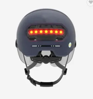 Cycling helmet with rear LED brake light in M and L sizes for adult riders