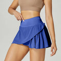 Women's solid colour quick-dry sports shorts in nylon fabric for summer workouts