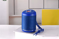 Portable outdoor Bluetooth subwoofer unit in multiple colour options with USB charging port