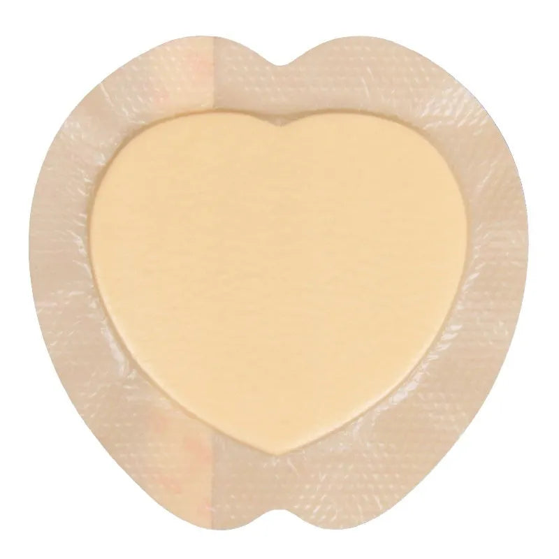 Large skin colour silicone gel foam medical dressing for bedsore prevention