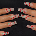 French love heart red diamond small cherry nail art decoration stickers JP1601 colour