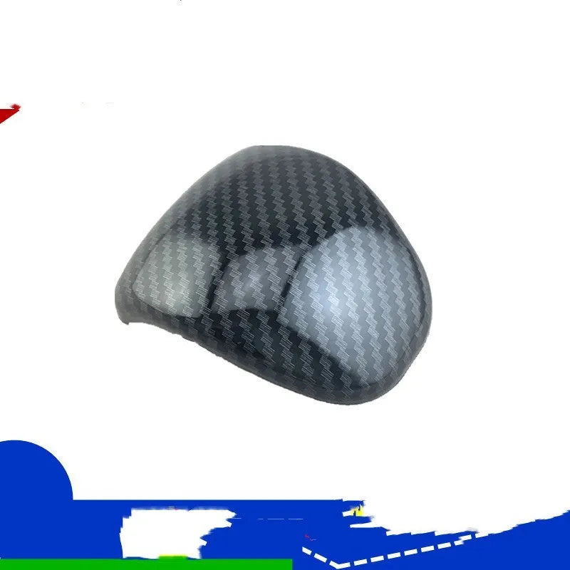 Smart RunK3 gear head cover with carbon fibre pattern for manual car interiors