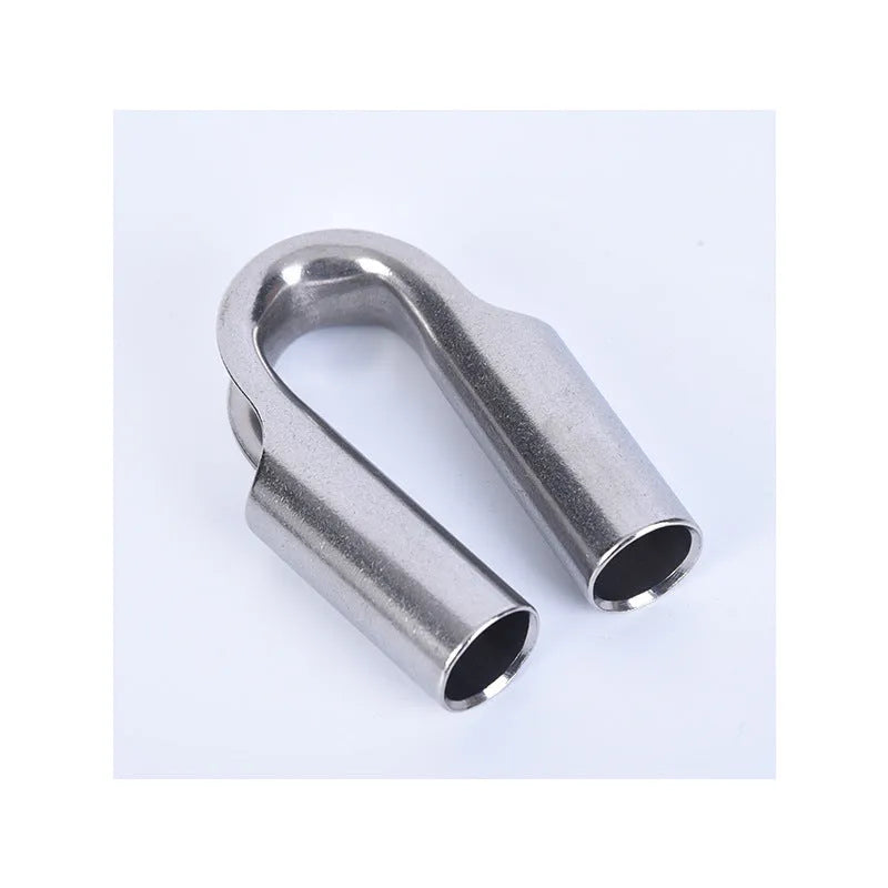 Stainless steel tubular sleeve ring for pipe fittings in multiple tube sizes.