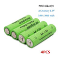 Industrial grade alkaline rechargeable AA battery with 3000mAh capacity and 1.5V output