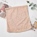 Thin mesh belly band body sculpting strap for postpartum waist trimming in black colour