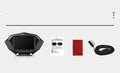 Black P1 model vehicle head-up display unit with LCD screen, measuring 147mm wide.