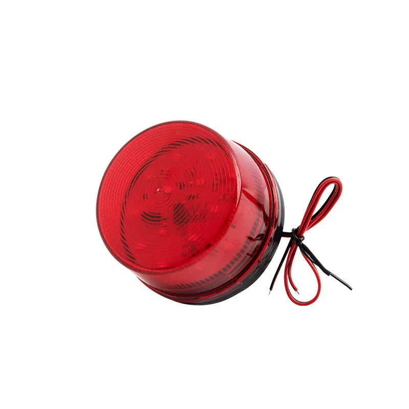 HC-79 24 volt red warning and alarm strobe light with mounting base