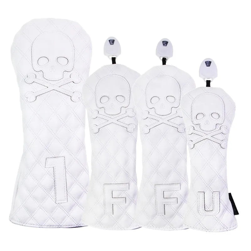 Black and white golf waterproof wooden pole protective cover for sports equipment