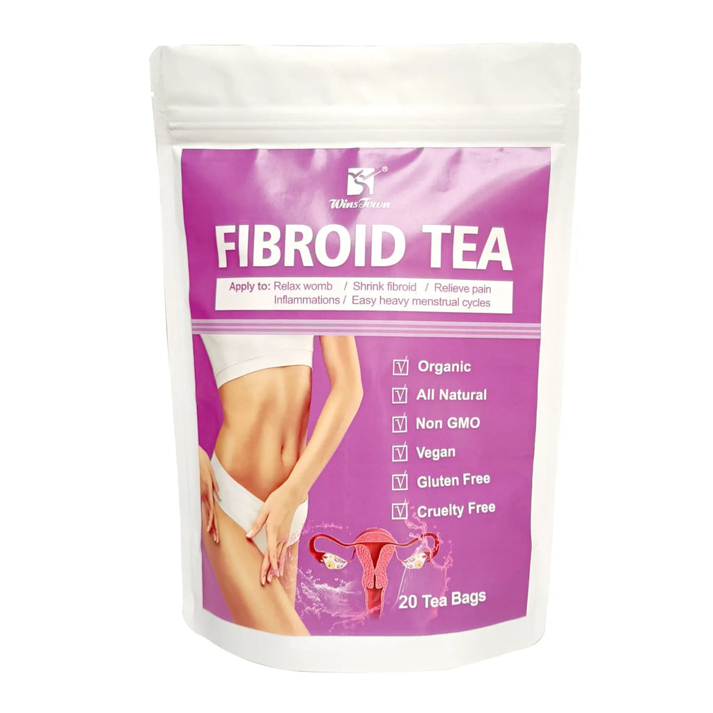 Winstown Fibroid Herbal Tea Bag in C83 packaging with cold extract preparation