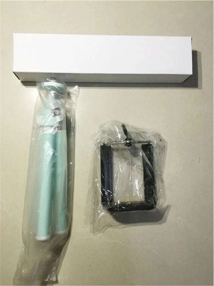 Two-section desktop phone holder bracket available in black or silver for stable mobile phone viewing