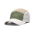 Men's quick-drying baseball cap in khaki, army green, orange, and yellow colours with curved brim