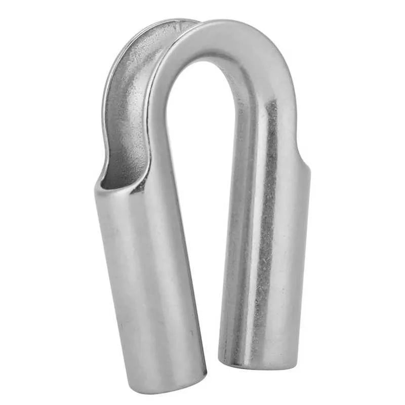 Stainless steel tubular sleeve ring for pipe fittings in multiple tube sizes.