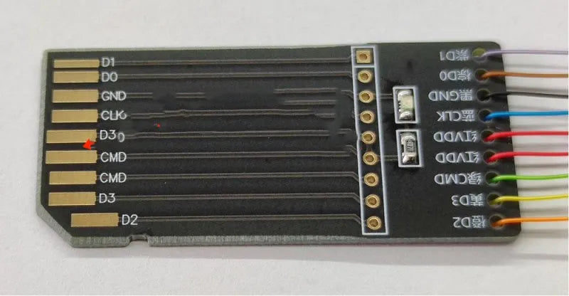 Professional EMMC read/write tool for car audio host maintenance on BMW, Audi, Mercedes vehicles